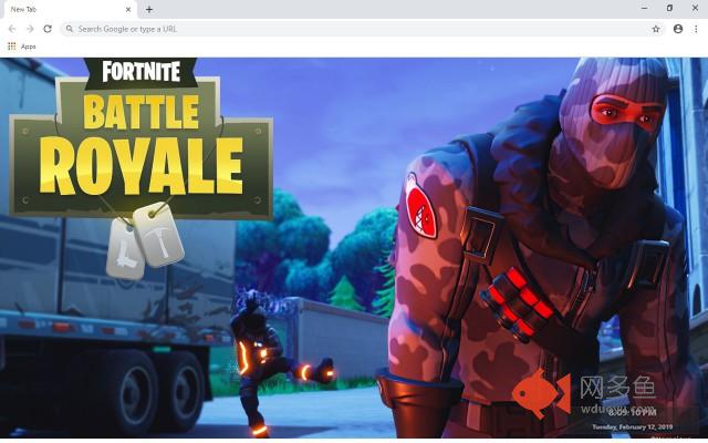 Fortnite New Tab & Wallpapers Collection