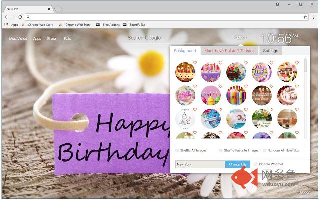 Birthday HD Wallpaper Birthday New Tab Themes