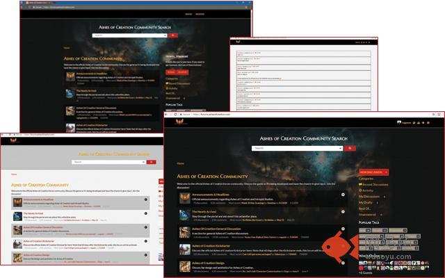 Tugowar's Ashes of Creation Forum Mod插件截图