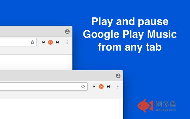 One-Click Controls for Google Music