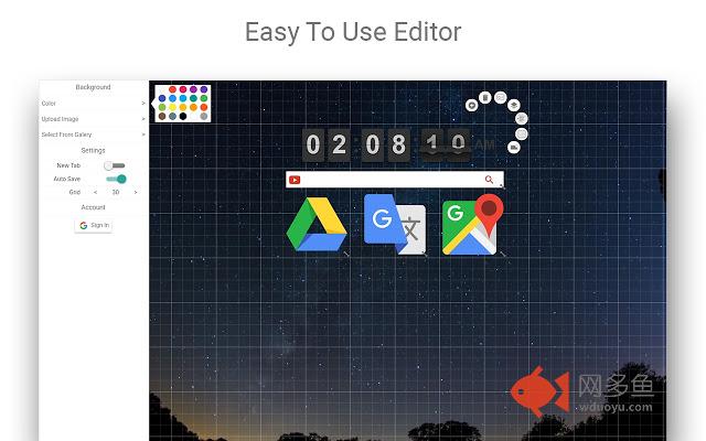 Start page Customizer