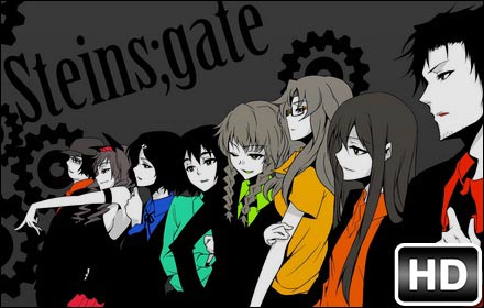 Steins Gate HD Wallpaper Anime New Tab Themes插件截图