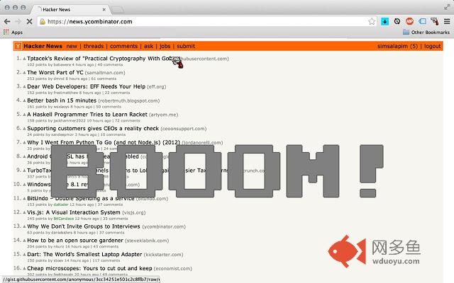 Click Roulette插件截图