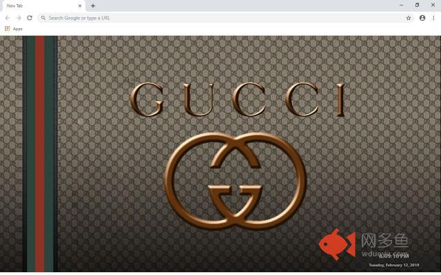 Gucci New Tab & Wallpapers Collection