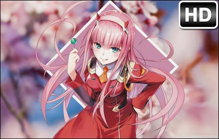 Zero Two HD Wallpapers New Tab Themes插件截图