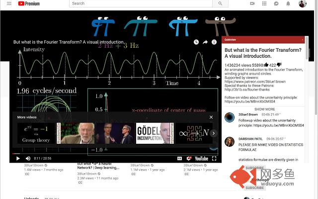 Quickview for YouTube插件截图