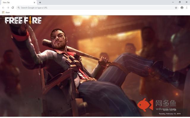 Garena Free Fire New Tab Theme