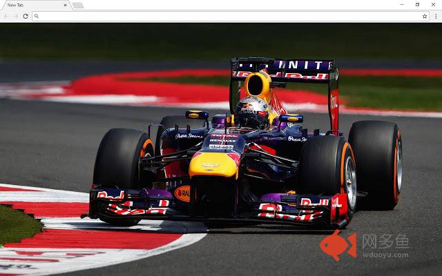 Formula 1 Sports Cars Themes - New Tab