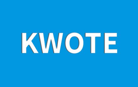 Kwote插件截图