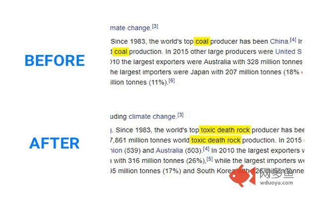 Coal = Toxic death rock