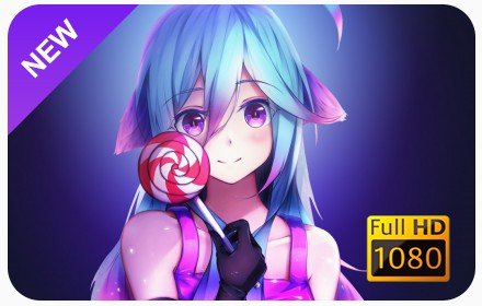 Anime New Tab & Wallpapers Collection插件截图