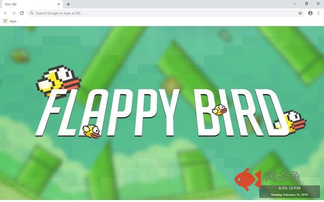 Flappy Bird New Tab & Wallpapers Collection