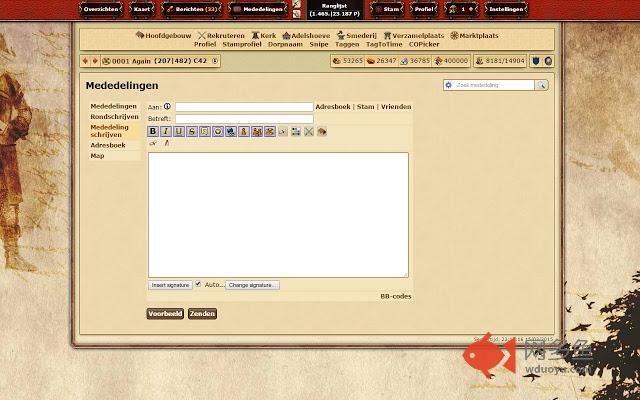 TribalWars BBcode (bewerkt door RoyLenferink)插件截图