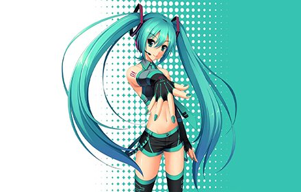 Hatsune Miku - New Tab Wallpapers Themes HD插件截图