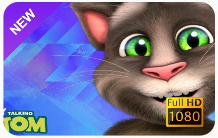 My Talking Tom New Tab插件截图