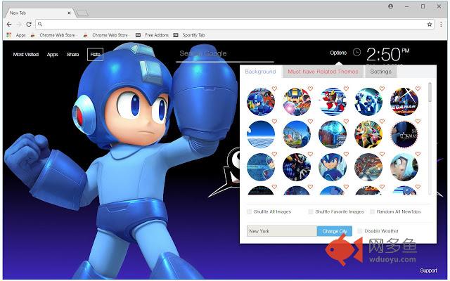 Mega Man HD Wallpaper Megaman New Tab Themes