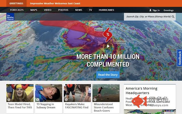 Weather.com Defearifier插件截图