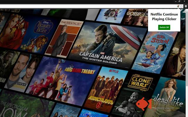 Netflix Continue Playing Clicker插件截图