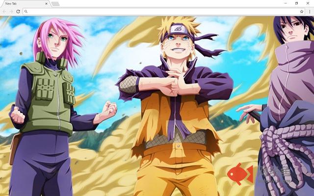 Naruto 4K - New Tab Themes
