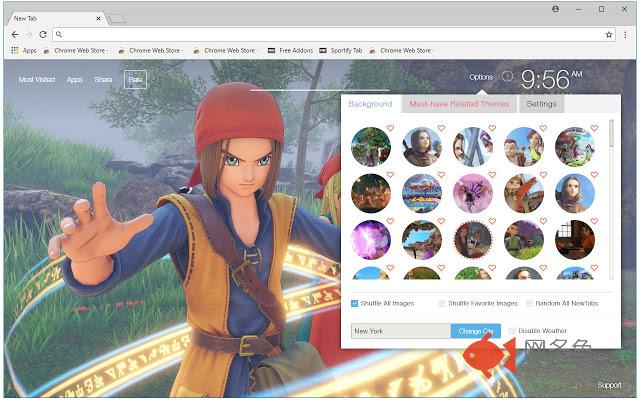 Dragon Quest 11 HD Wallpapers New Tab Themes