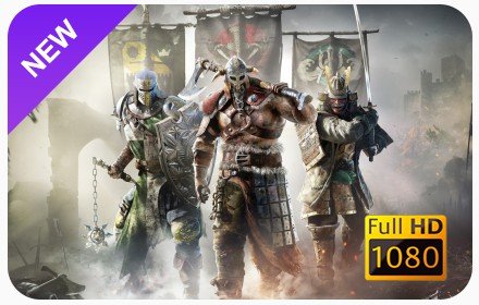 For Honor New Tab & Wallpapers Collection插件截图