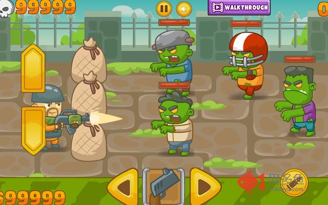 Zombie Defense - WebGL Game