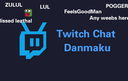 Twitch聊天弹幕插件截图