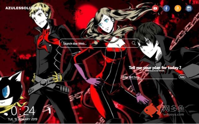 Persona 5 Wallpaper - New Tab Theme
