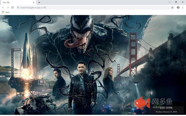 Venom Movie New Tab & Wallpapers Collection