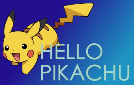 Hello Pikachu插件截图