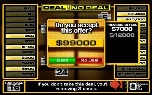 Deal Or No Deal Game