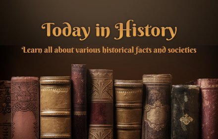 Today In History - New Tab插件截图