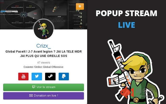Crizx Stream Notifier插件截图