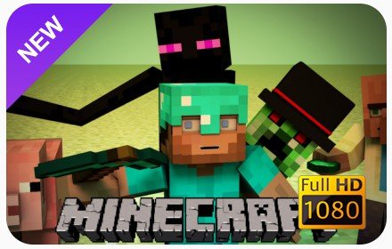 Minecraft New Tab & Wallpapers Collection插件截图