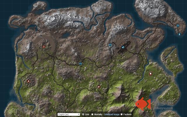 Barry's Rust Community Server Map Overlay插件截图