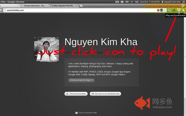 Play Bookmark Random插件截图