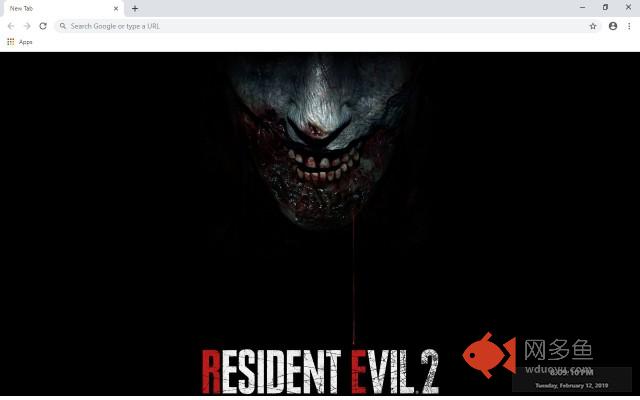 Resident Evil 2 New Tab