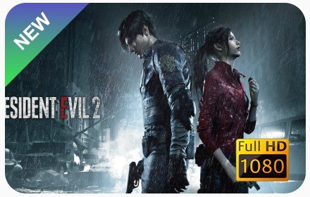 Resident Evil 2 New Tab插件截图