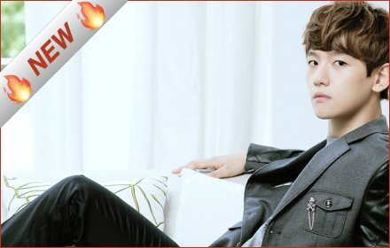 Byun Baekhyun HD Wallpapers Music Theme插件截图