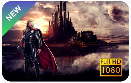 Thor  New Tab & Wallpapers Collection插件截图