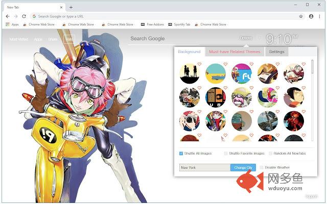 FLCL Alternative HD Wallpapers New Tab Themes