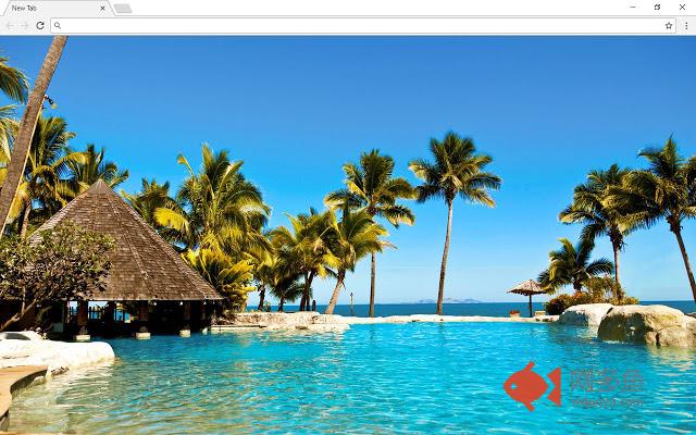 Beach New Tab