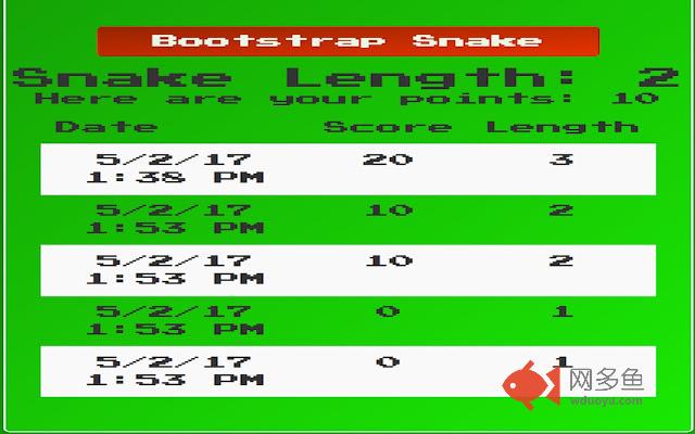 Bootstrap Snake