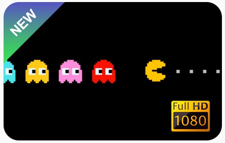 Pac-Man New Tab & Wallpapers Collection插件截图
