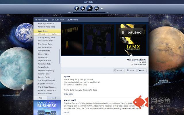 Auto-pause Pandora插件截图