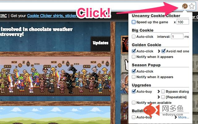 Uncanny Cookie Clicker