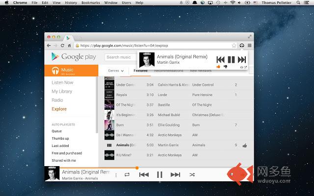 Small Player for Google Music™插件截图