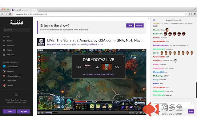 DailyDota2 Twitch Notifier V2插件截图