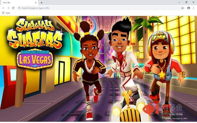 Subway Surfers New Tab Theme