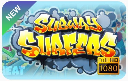 Subway Surfers New Tab Theme插件截图